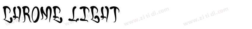 Chrome Light字体转换